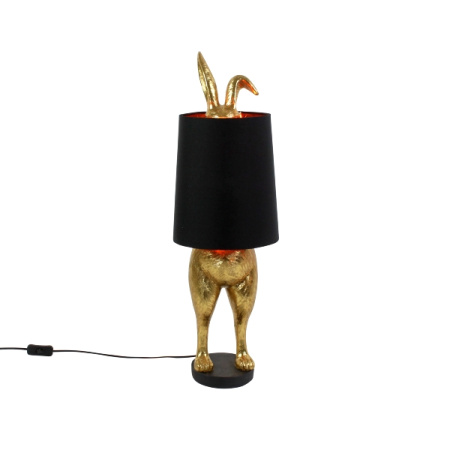 Лампа Кролик Hiding 74см черный абажур